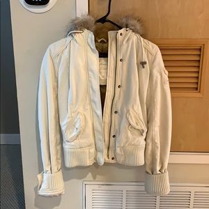 Abercrombie faux fur coat